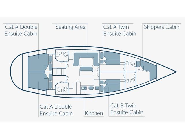 Christianna VII (shared en suite twin cabin 4) 
